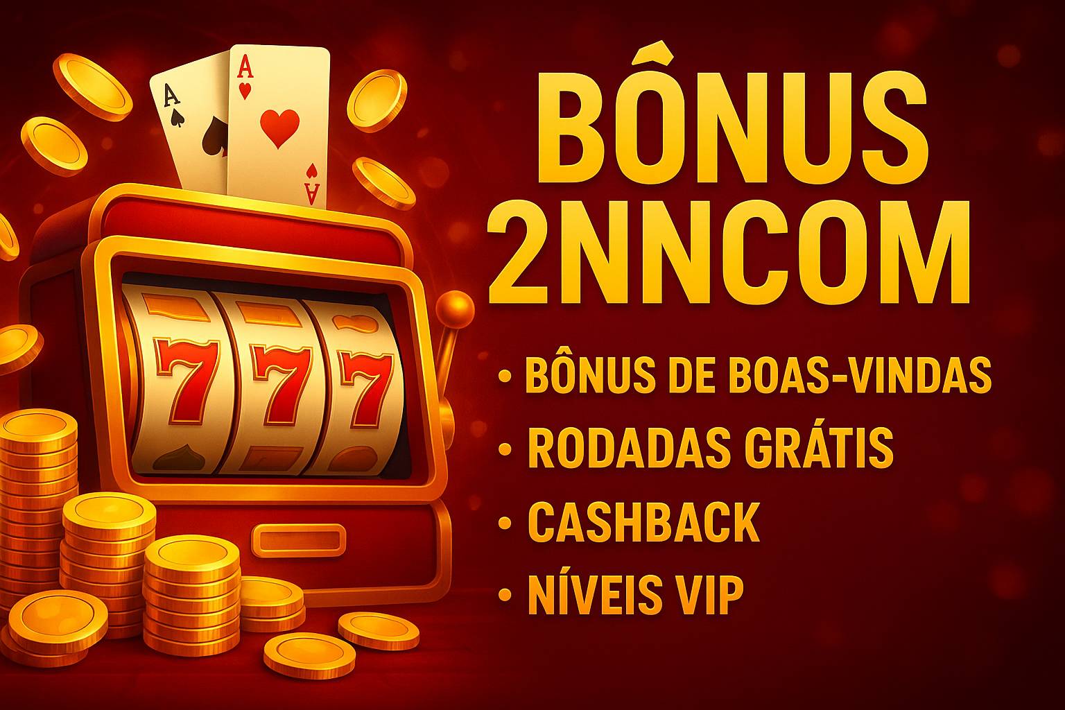 O bônus promocional 2NNCOM é uma ótima maneira de começar sua aventura