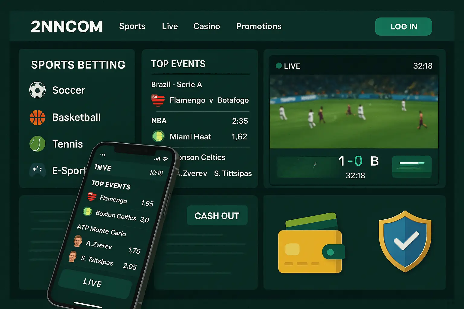 Apostas esportivas no cassino online 2NNCOM